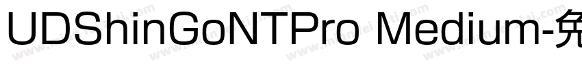 UDShinGoNTPro Medium字体转换
